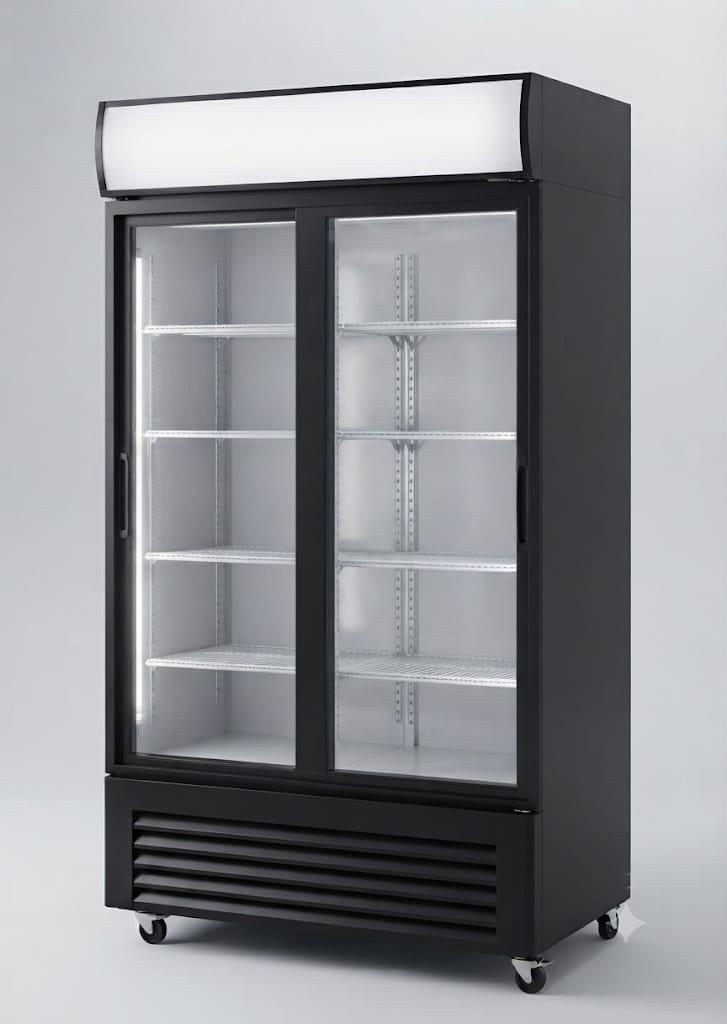 ثلاجة عرض بابين زجاجيين 900 ملم موديل RB-900HS