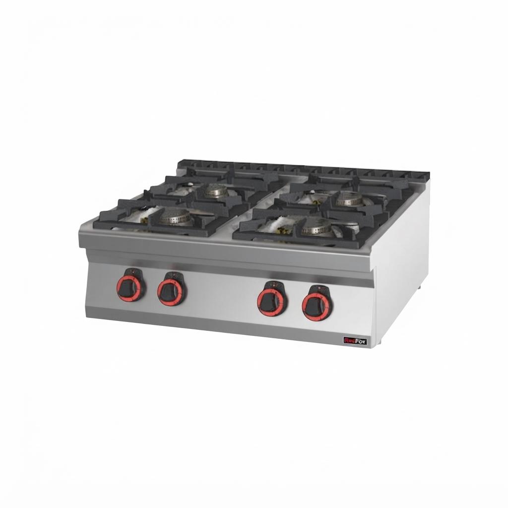 موقد غاز مهني بأربع شعلات REDFOX SP 70/08 G
