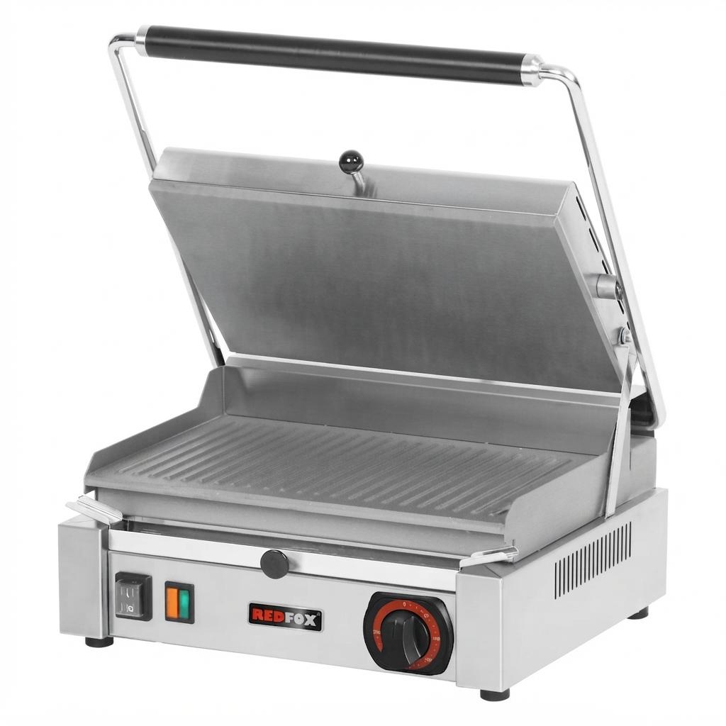 محمصة ضغط كهربائية مهنية بسطح أملس REDFOX PM 2015 LL