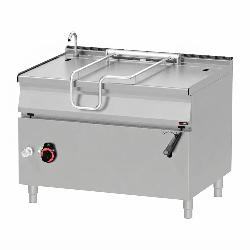 مقلاة طبخ كهربائية مهنية مائلة 120 لتر REDFOX BR 90/120 E