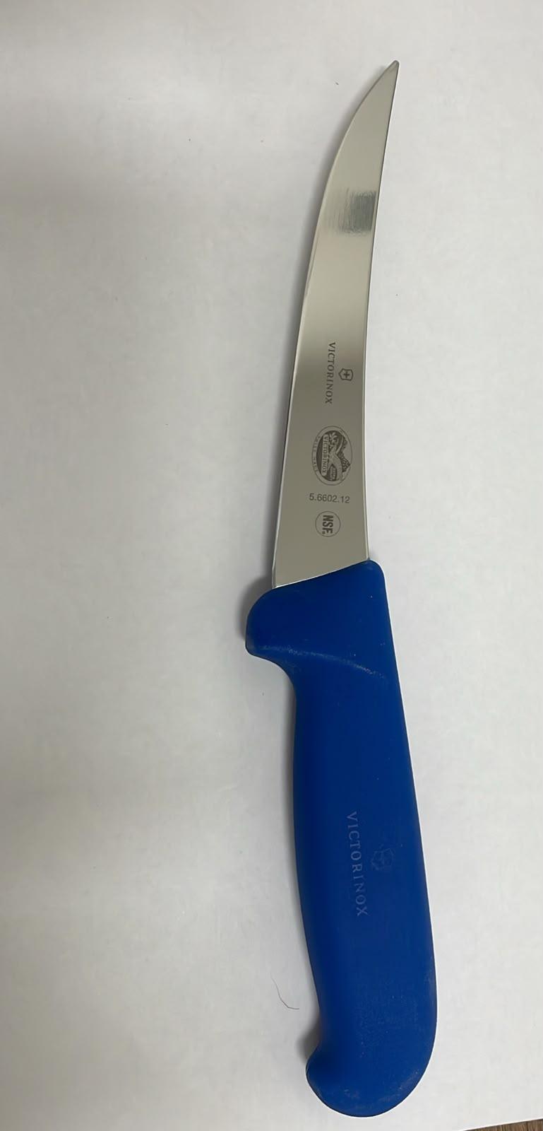سكين تفصيل 12 سم بمقبض أزرق Victorinox Fibrox 5.6602.12