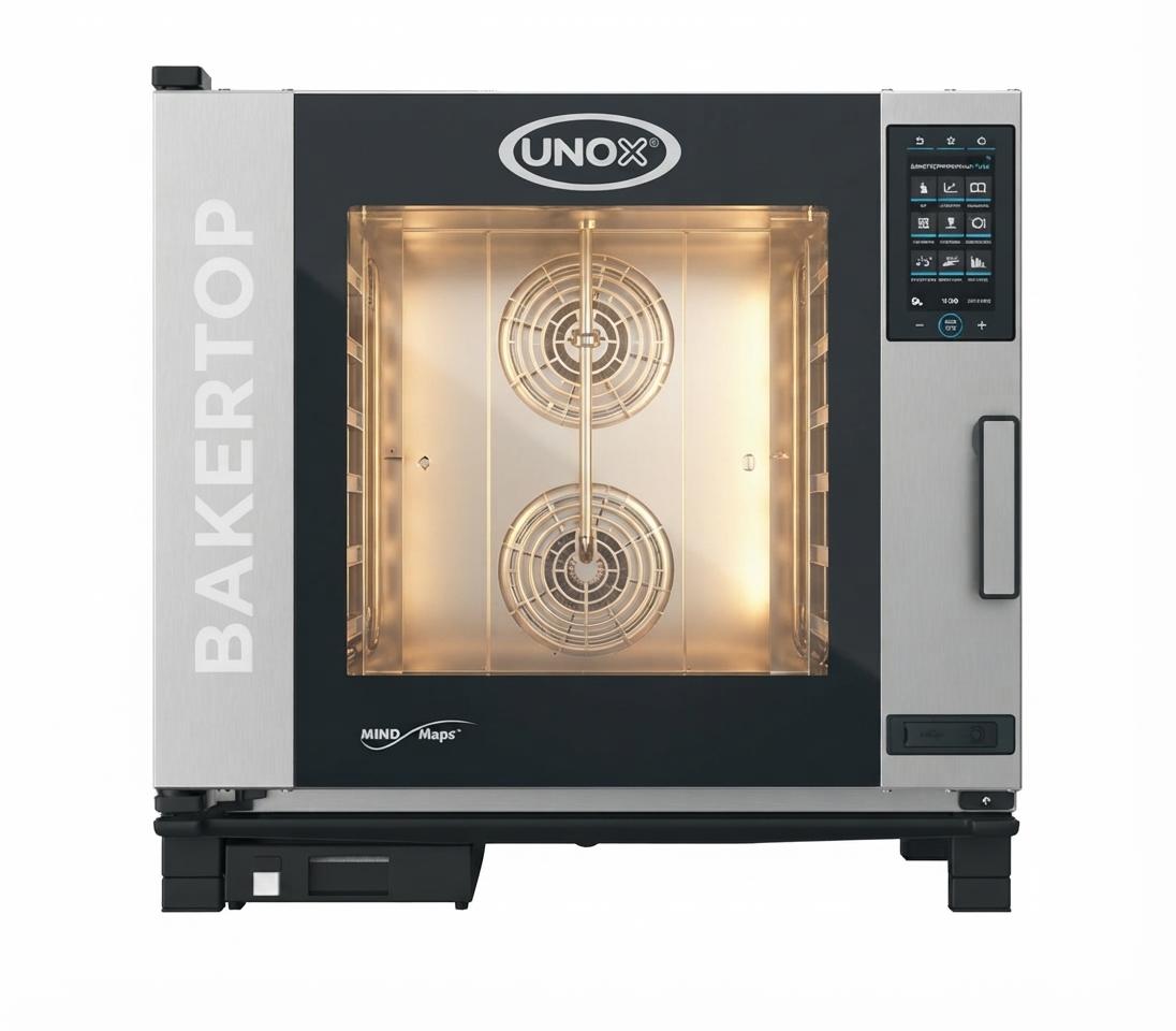 فرن كومبي احترافي 6 صواني 600×400 بتنظيف ذاتي UNOX BAKERTOP MIND.Maps™ PLUS XEBC-06EU-EPRM